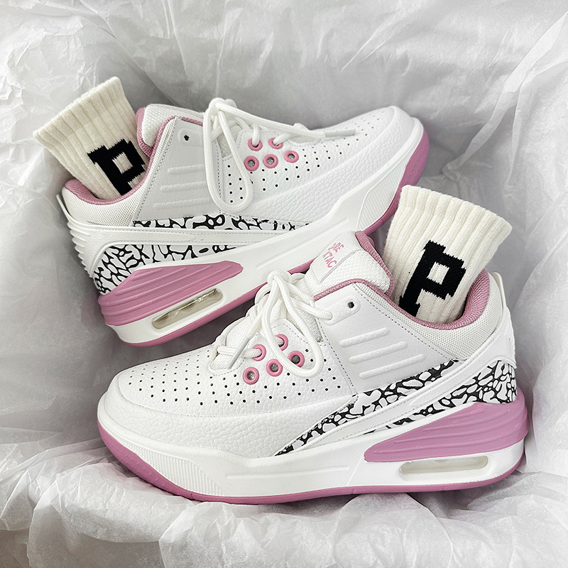 2023新款厚底增高秋季氣墊板鞋女ins潮超火百搭老爹鞋休閒小白鞋