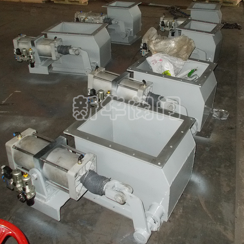 新华阀门厂XH640单双层气动卸灰阀插板式钟形锁气翻板工业物料阀