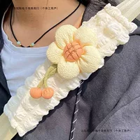 Ремень безопасности от удушения, защита для плеч Muji, автомобильный ремень безопасности, защитный чехол, украшение интерьера автомобиля, милый подсолнух, бесплатная доставка