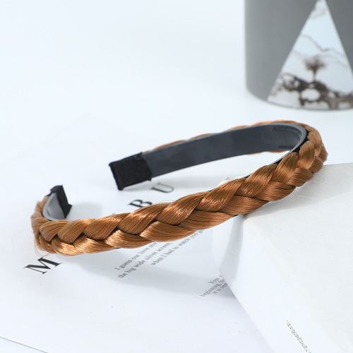 Korean Style Wigs, Bangs Wig Clips, Female Side Part Wig, Half Wig Head Curtain Hair Clips, Hair Braid Hairband Accessory Wholesale