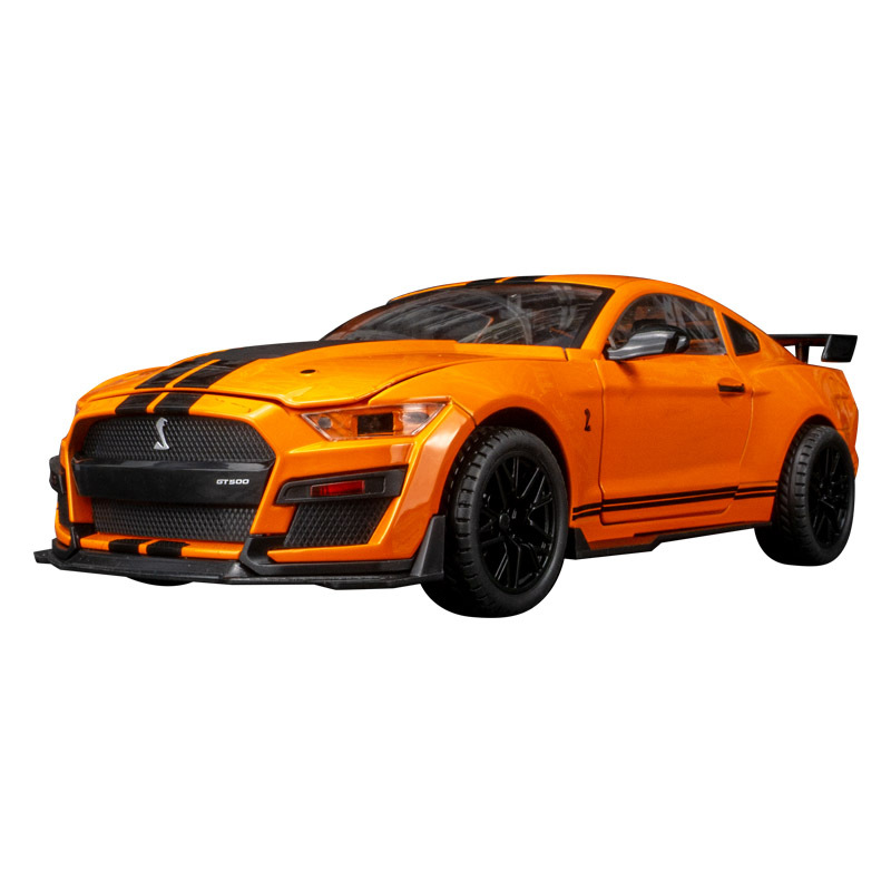 Shengrun SR-1804 simulación GT500 coche deportivo aleación modelo de coche decoración gran sonido y luz puerta juguete para niños