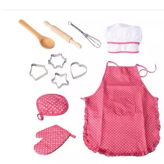 儿童角色扮演 面包厨师衣服