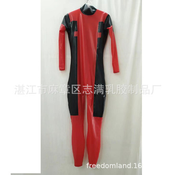 男女乳胶衣 乳胶紧身衣定制连体衣 塑身衣角色扮演情趣胶衣表演服-阿里巴巴