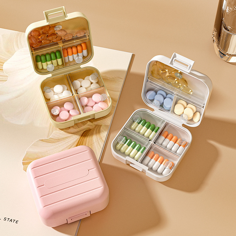 携帯用薬品の分注箱は一日三食です。|undefined