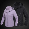 Street velvet keep warm jacket suitable for men and women for beloved, set, three in one