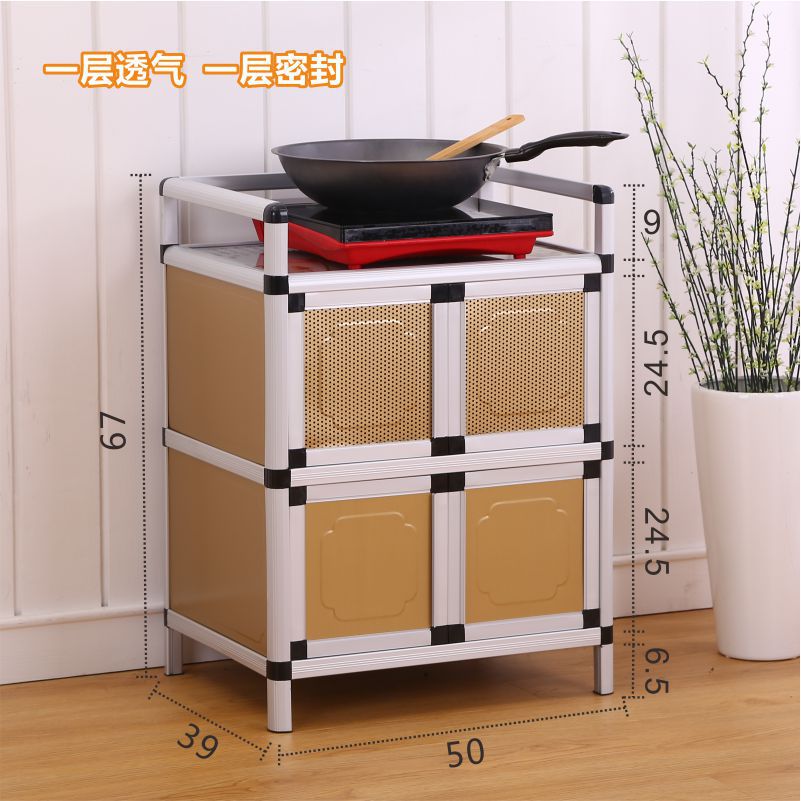 Fábrica de venta directa gabinete de platos gabinete de cocina doméstico simple gabinete armario de almacenamiento gabinete multifuncional