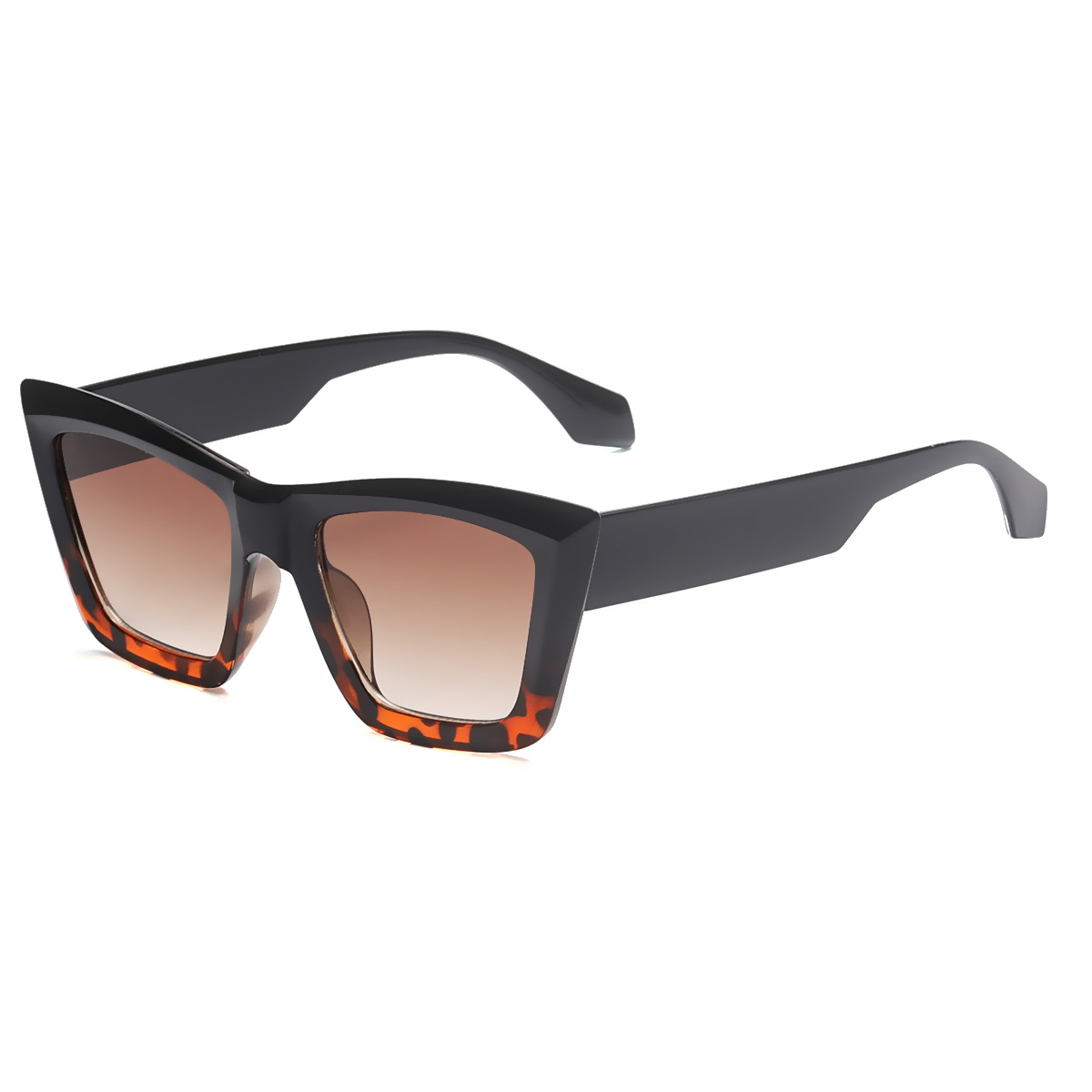 2022 nuevas gafas de sol para hombres y mujeres gafas de sol cuadradas de moda gafas de sol a prueba de rayos UV gafas de color caramelo 97114