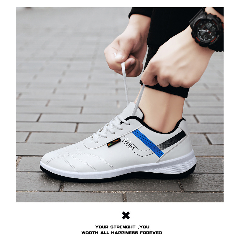 Herren Lederschuhe Sneakers Mesh Stoff Rutschfeste Bequeme Atmungsaktive Schuhe Sneakers_voghion.com