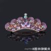 Brand advanced hair accessory, metal hairgrip for adults, golden water, big universal hairpin, high-quality style