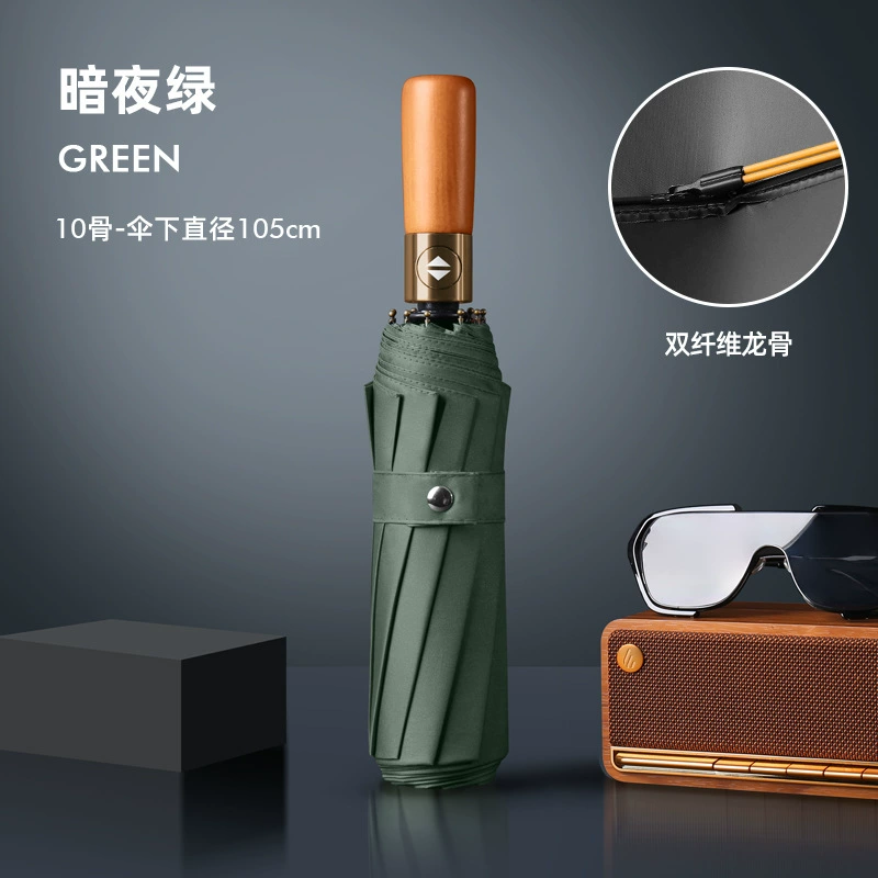 Automatic big umbrella solar-powered, fully automatic, sun protection, UV protection