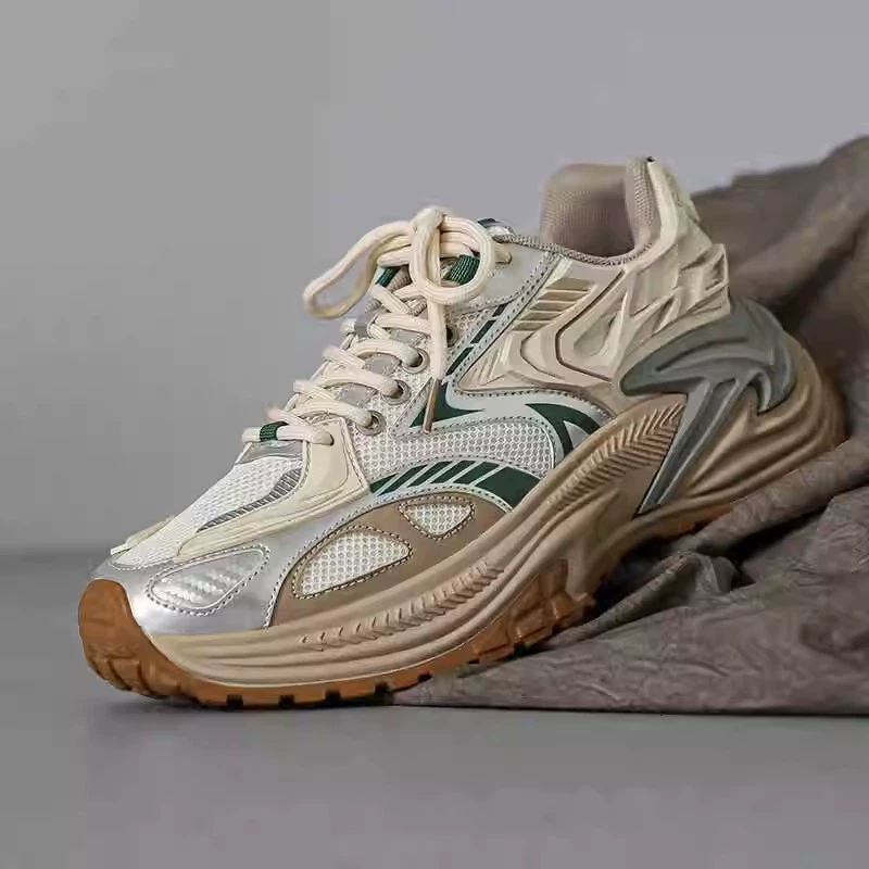 2025 новые толстые подошвы папы мужские сетчатые кроссовки повседневные меха мужская обувь прилив X99