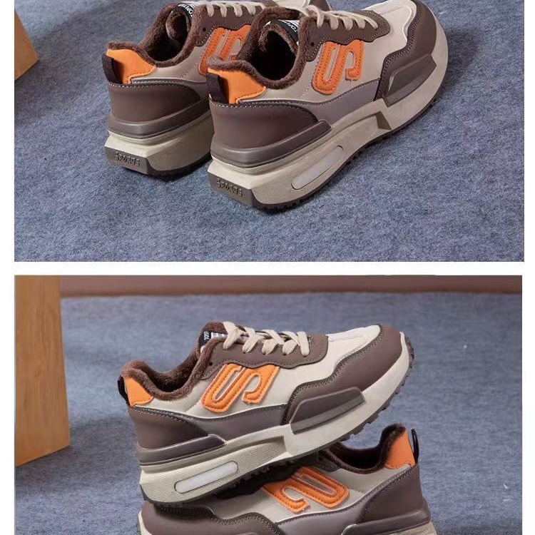 Yue Chen zapatos de papá de otoño y invierno para mujeres 2023 nuevos zapatos deportivos de alumno ligeros de grano grueso y suave