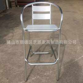 户外吧椅桌子不锈钢吧桌椅咖啡酒吧桌椅圆形吧桌吧椅餐厅家具6