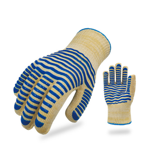 High temperature resistant gloves 500 degree BBQ flame retardant non-slip barbecue insulation gloves microwave oven heat resistant silicone gloves