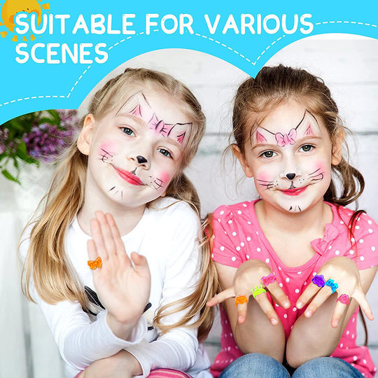 Children's Play House Transparent Ring Jewelry Toys Cross-Border Gifts Small Toys Set Gashapon Party Toys Wholesale