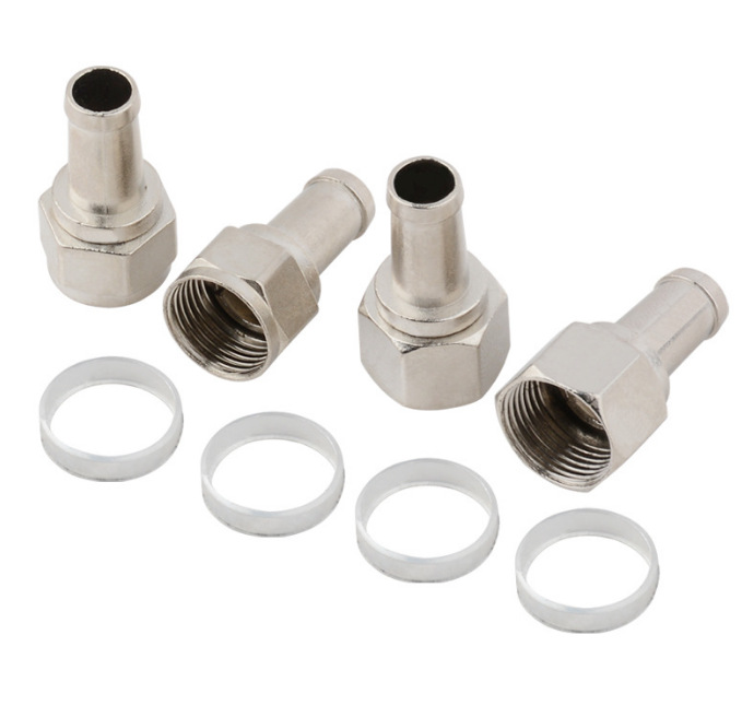 数字有线电视接头75-5F头 加长f头 分支分配器放大器连接头公制