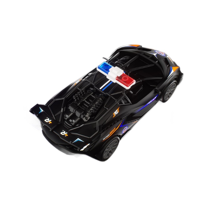Coches de juguete para niños autos de carreras interactivos padres-hijos autos deportivos de inercia autos de policía modelo de simulación regalos para niños al por mayor