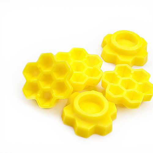 100 capsules/pack eyelash grafting glue delay cup yellow honeycomb glue drip cup beauty eyelash glue plum blossom cup