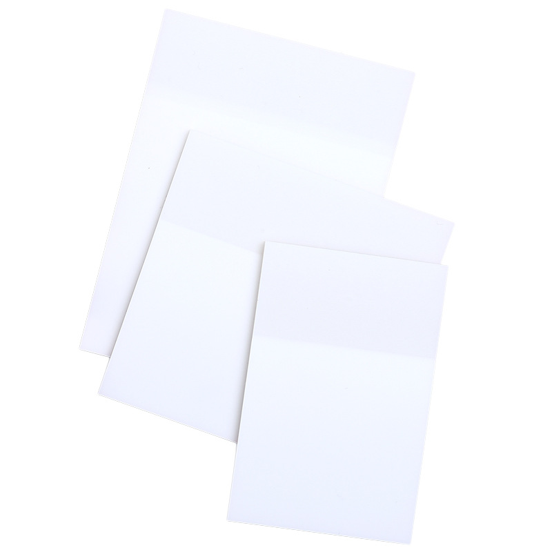 Las pegatinas de libros de hojas sueltas de estudiantes de Ked se pueden pegar notas adhesivas transparentes lindas simples