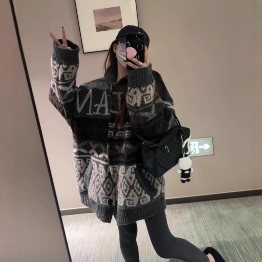 Warm woolen warm jeans, sweater, jacket, cut