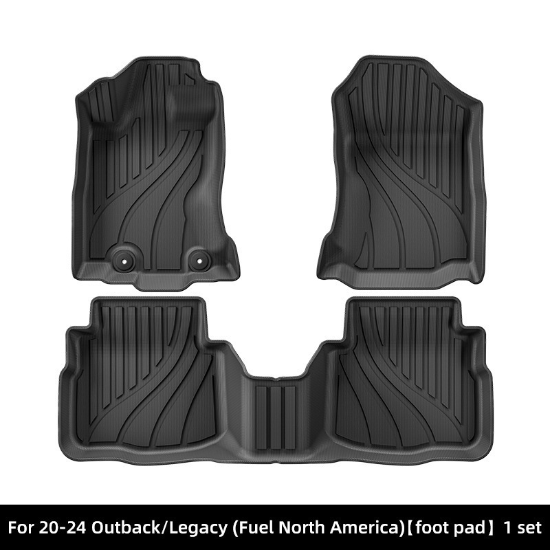 Subaru Floor Mats TPE for 20-24 Subaru Outback/Legacy (Modelə uyğun ayaqaltı) - 20-24-subaru-outbacklegacy-fuel-single-layer-floor-mats-north-america