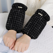 秋冬工作办公室小香风袖套女可爱学生套袖时尚羽绒服防脏护袖手袖