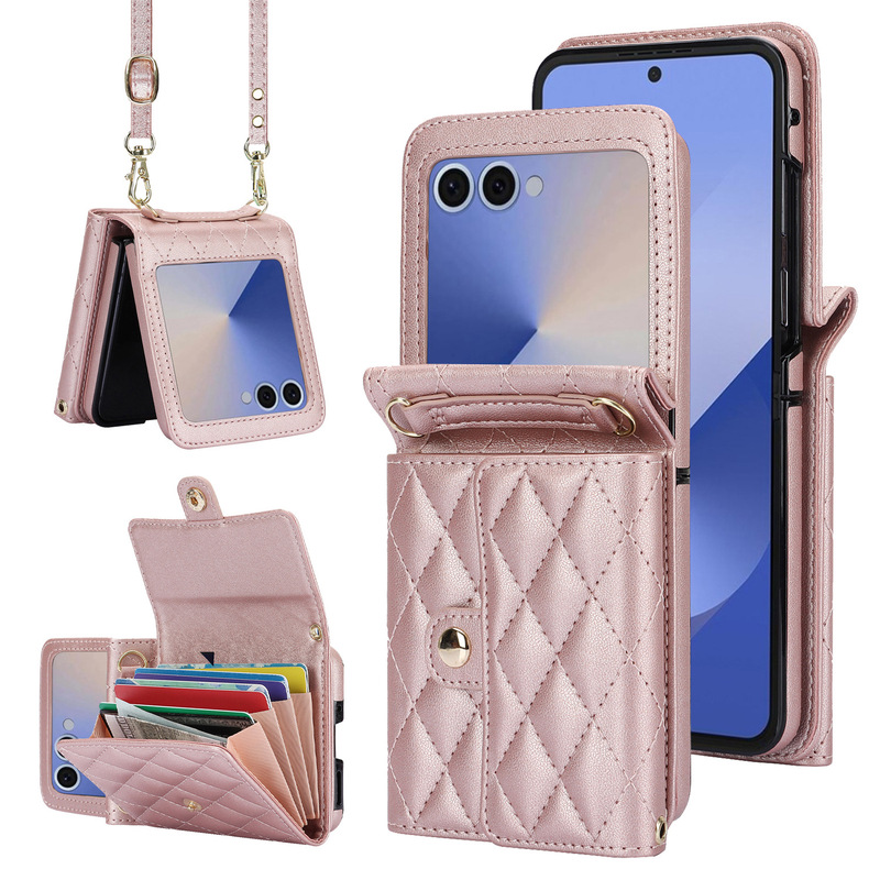 Suitable for Samsung Z Flip8/7 Phone Case 6/5, Small Chanel-Style Crossbody Bag, Razr60/ 30% off Foldable Screen Protective Case