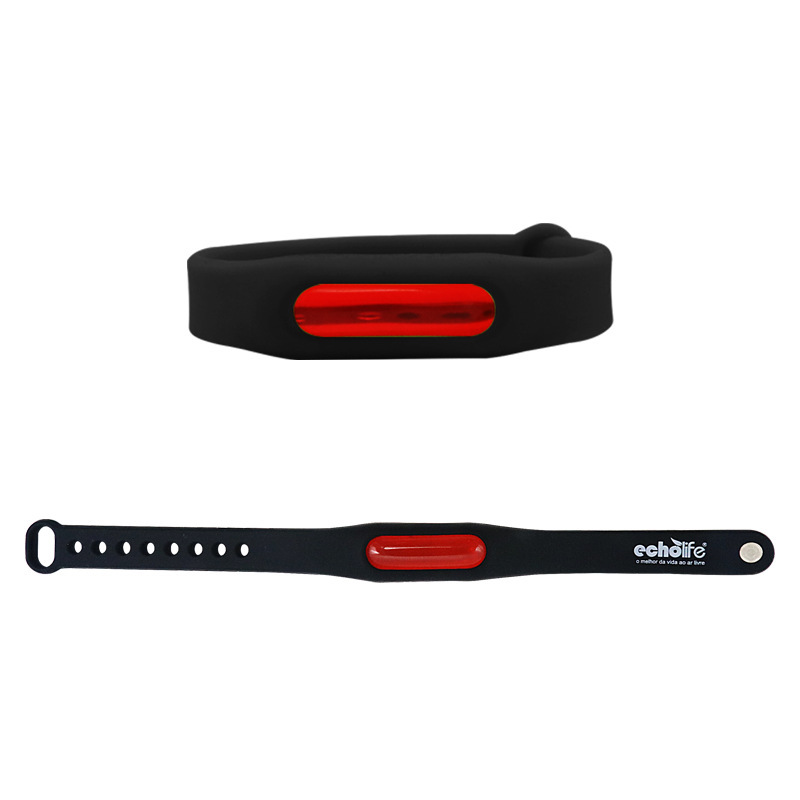 블랙 [캡슐 모기약 팔찌] 투명 봉투