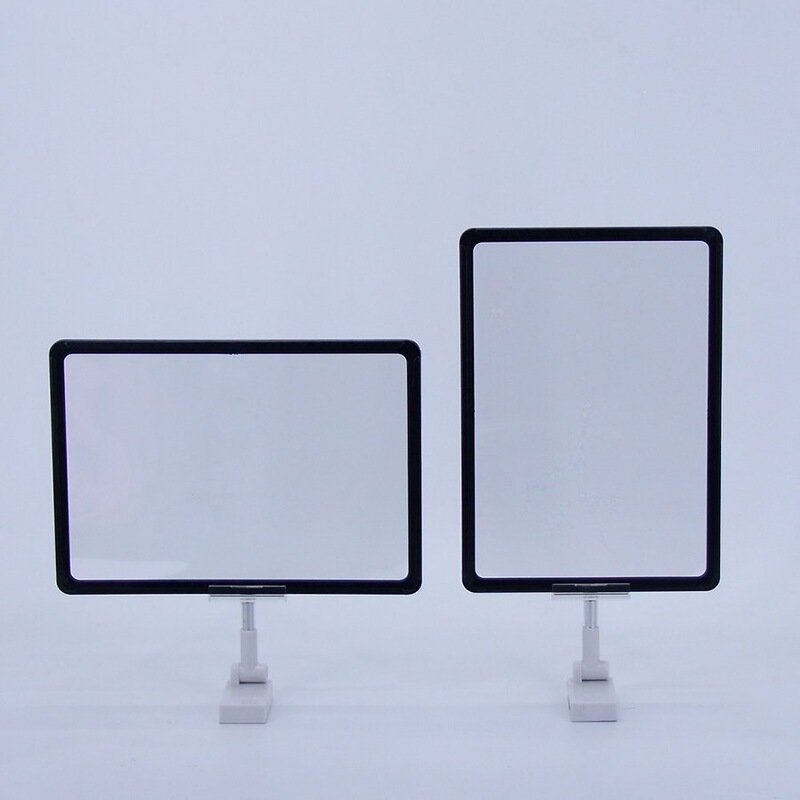 Pop Poster Frame Magnet Holder Price Tag Warehouse Area Sign A4 Advertising Display Stand Signboard