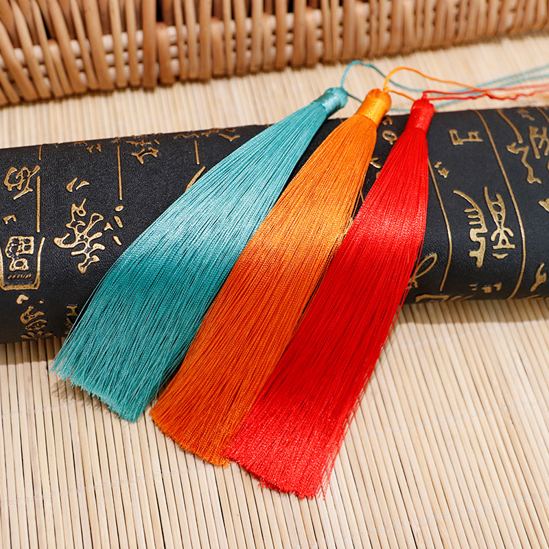 15cm long tassel polyester ice silk tassel tassel sachet sachet tassel Hanfu tassel accessories manufacturer wholesale