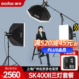 神牛（Godox）SK400II二代闪光灯电商静物人像证件照摄影灯补光40