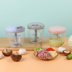 Simple-style Household Kitchen Manual Garlic Press, Garlic Chopper & Mincer, Manual Garlic Crusher for Minced Meat, Garlic Puree, and Mixing