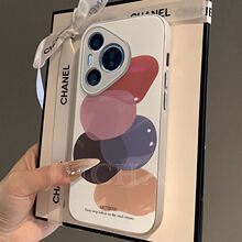 适用不规则色块华为pura80pro+手机壳高端轻奢HUAWEIpura70防摔60