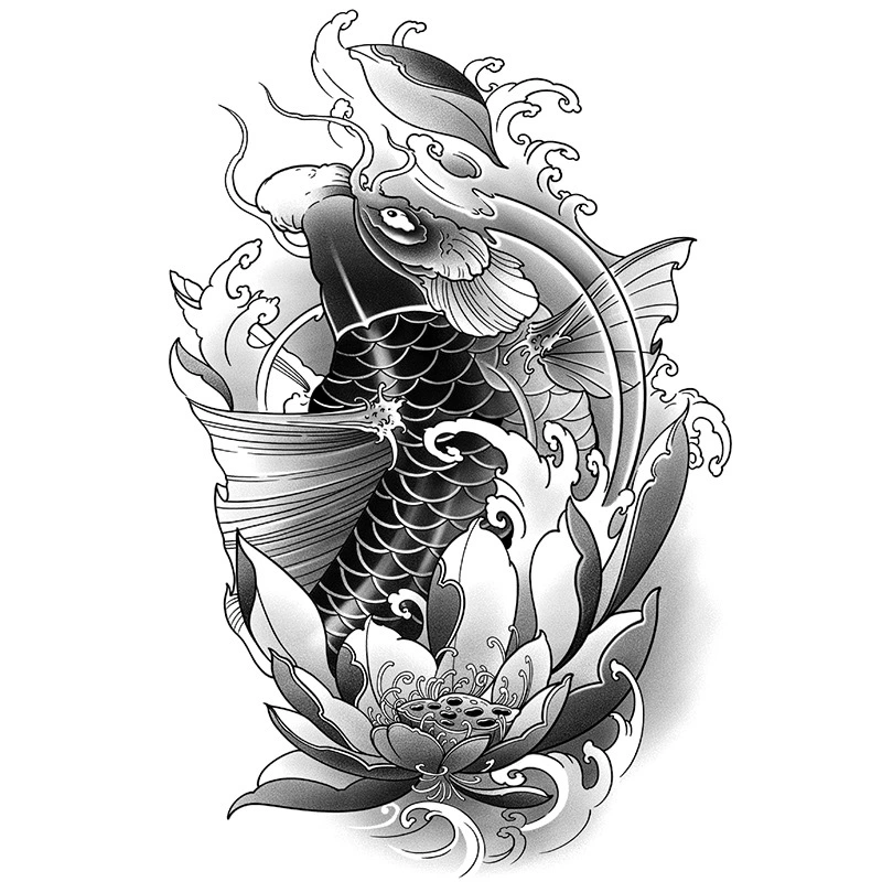 Herbal waterproof tattoo stickers for men and women, long-term effect
