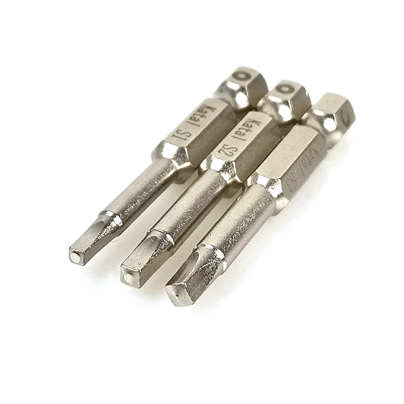 Cabeza de lote de destornillador cuadrangular interna 50MM cuadrangular cuadrado herramienta eléctrica S2 cabeza de lote magnética de cinta dura