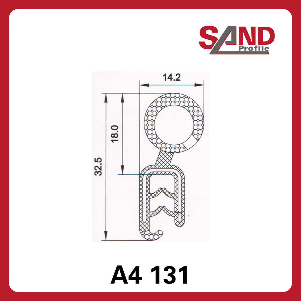申波菲勒SAND密封条棱边保护条护边条橡胶条A4131