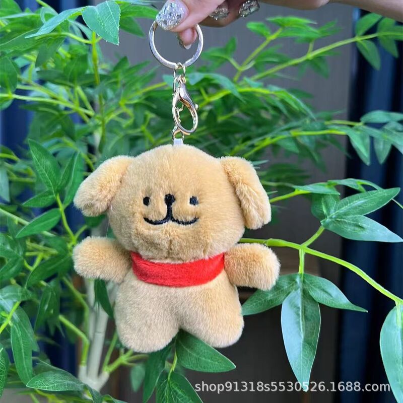 かわいい愛のライン子犬ぬいぐるみペンダント屋台ぬいぐるみ人形キーホルダーバッグアクセサリーギフト|undefined