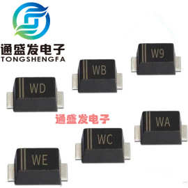 贴片整流二极管 1N4003 M3 1A 200V SMA DO-214AC 一盘2000PCS