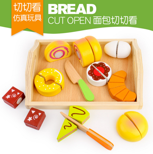Casa de juegos para niños corte de frutas y verduras corte juguetes niños y niñas bloques de construcción magnéticos de madera cocina frutas y verduras traje