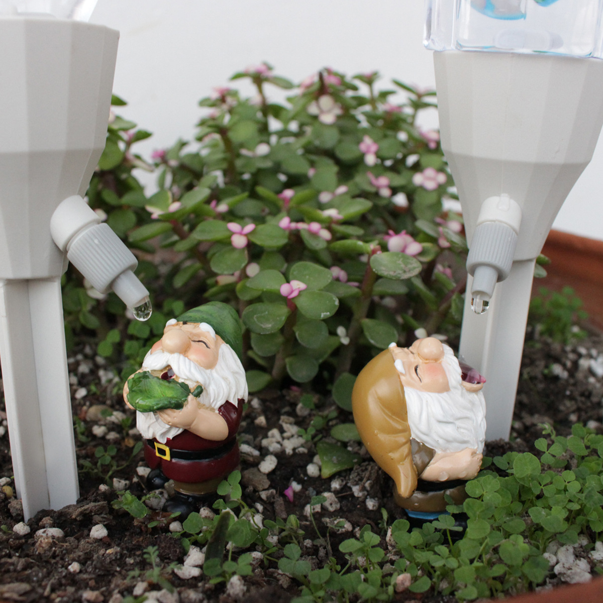 Automatic watering device household flower planting irrigation device succulent plant water seepage drip irrigation lazy watering artifact flower pot decoration