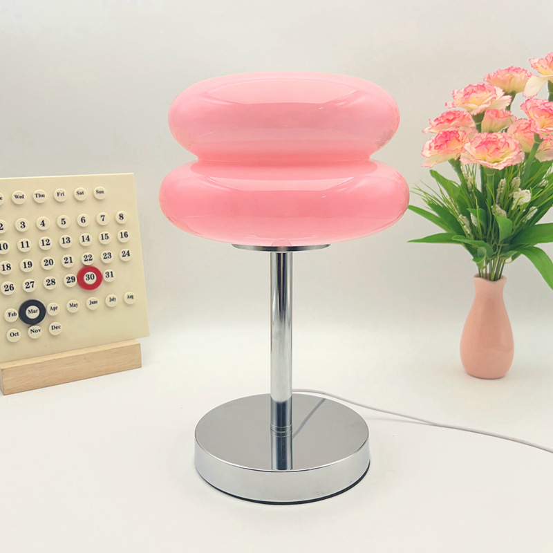 汉堡造型装饰台灯 玄关桌面灯 居家软装搭配 简约实用照明灯具