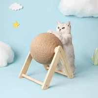 Доска для кошачьих когтей, мяч для кошачьих когтей, износостойкая и нелиняющая игрушка для кошек, вертикальный сизалевый мяч, шлифовка когтей для кошек, артефакт для самозабавы и снятия скуки