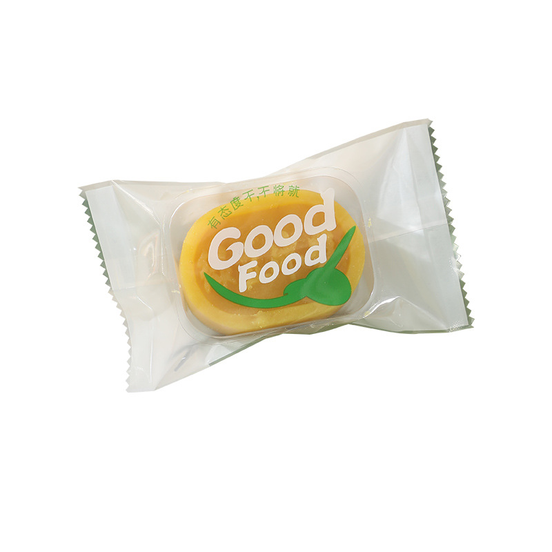 Caja de bolsa de embalaje de pastel de frijol verde caja de bolsa de helado para hornear máquina de helado de Frijol mungo bolsa de sellado autosellante soporte inferior transparente al por mayor