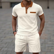 �羳�ļ��¿���ʿ�������POLO��ƴɫ��ǰ�ڴ����Ӷ���̿���װ