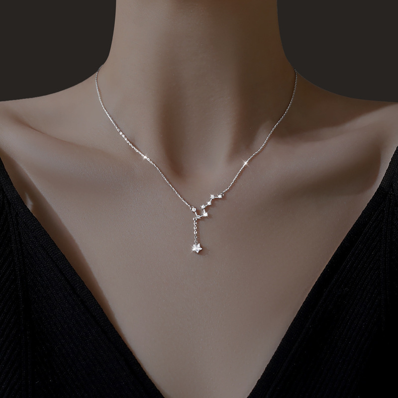 Beidou Seven Star Necklace for Women, Niche Design, Ins Style, Light Luxury, Versatile, Elegant, High-End Starry Sky Clavicle Chain Beidou Seven Star Necklace for Women, Niche Design, Ins Style, Light Luxury, Versatile, Elegant, High-End Starry Sky Clavicle Chain