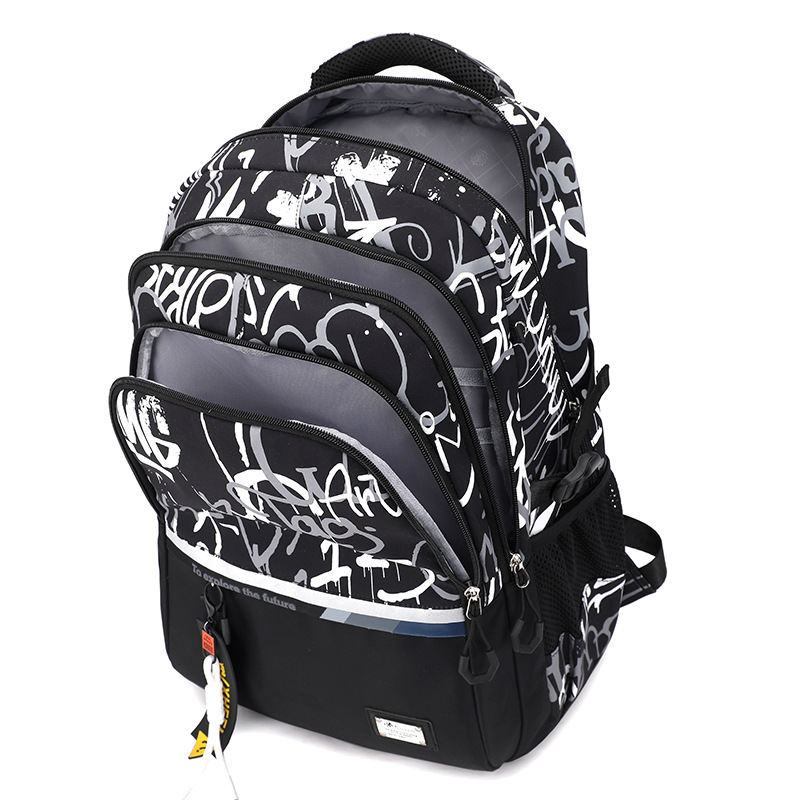 Mochila para hombre Mochila de viaje simple y de gran capacidad Ocio japonés estudiante de secundaria estudiante de secundaria estudiante universitario mochila escolar masculino