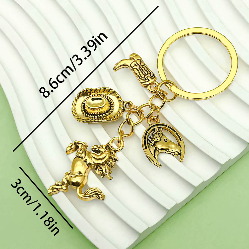 [고대금 서부말 카우보이 모자와 부츠] 3x8.6cm-13.5g-ER853