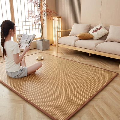 Avtomobil döşəmə paspasları, Bamboo Mat, Crawling Mat, Summer Floor - corn-grid-maternal-and-infant-grade-thickened-and-encrypted-will-not-collapse-after-sleeping-for-a-long-time-60120cm