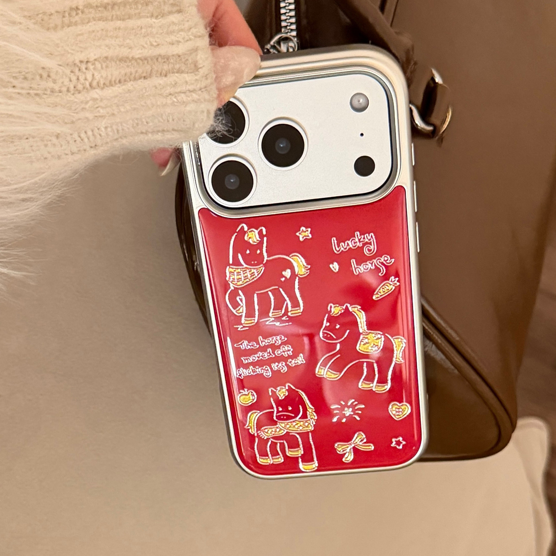 Funda protectora para iphone, carcasa con diseño para apple móvil_voghion.com