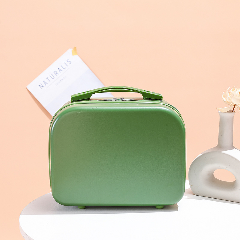 Bolsa de cosméticos de gran capacidad portátil Corea del Sur simple caso cosmético Portátil Bolsa de lavado de 14 pulgadas bolsa de almacenamiento de maquillaje multifuncional